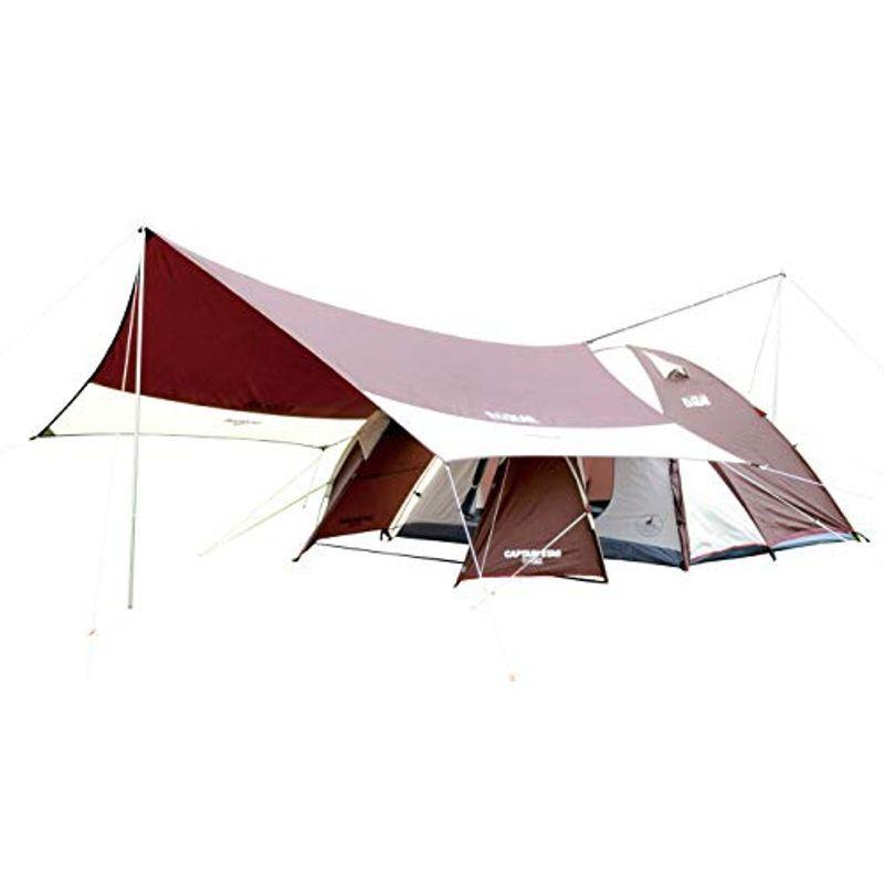 キャプテンスタッグ(CAPTAIN STAG) テント タープ 延長ベルト セット BLACK PACKAGE エクスギアツールームドームテ