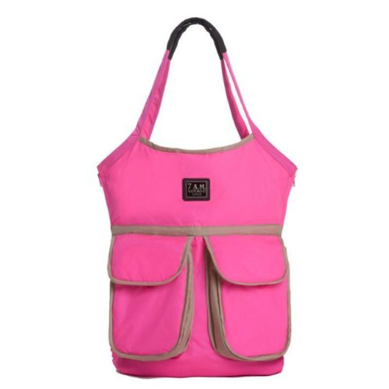 激安通販  7A.M. ENFANT Barcelona Bag Neon Pink マザーズバッグ