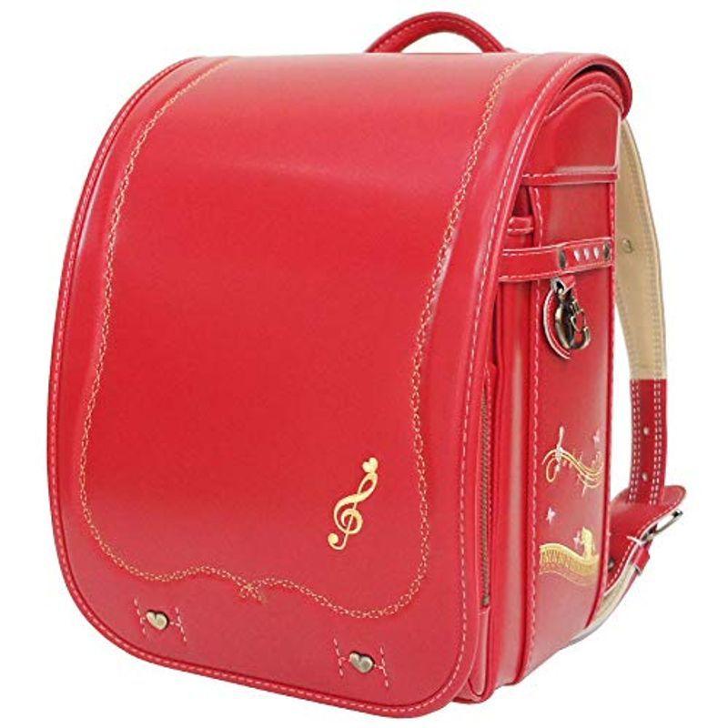 女の子 メロディキャットモデル ラヴニールランドセル フィットちゃんランドセル 猫 ネコ 音符 キャット ピアノ A4フラットファイル収納サ