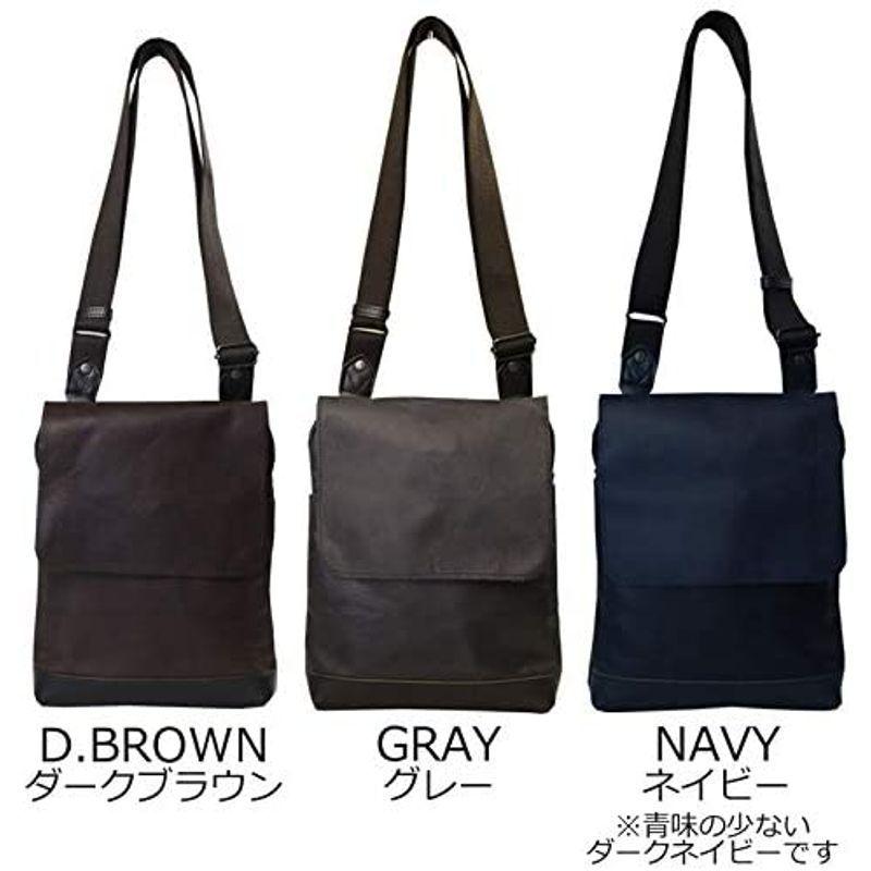 ダブルス ショルダーバッグ イタリアンソフトレザー A4 縦型 JVK-1604 メンズ ネイビー ネイビー ショルダーバッグ イタリアンソフトレザー A4 縦型 JVK メンズ