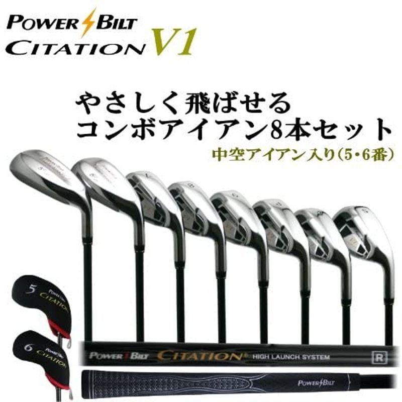 【訳あり品】 パワービルト CITATION(サイテーション) V1 アイアン 5UI~SW 8本セット SR PBCTVI SR 【3150925590】(17467円)