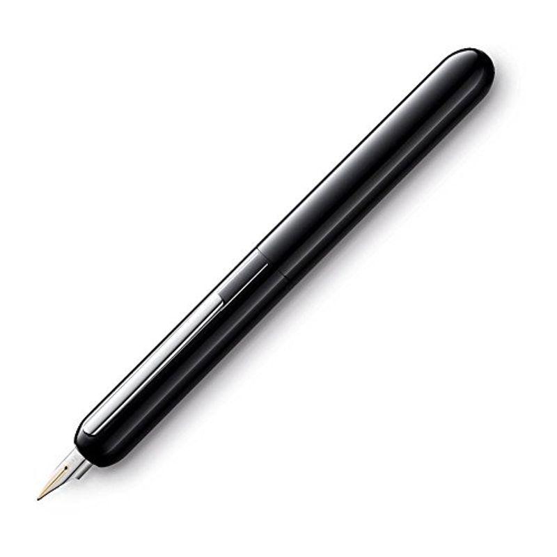 LAMY ラミー 万年筆 ペン先F(細字) ピアノブラック ダイアログ 3 L74PBK-F 両用式 正規輸入品