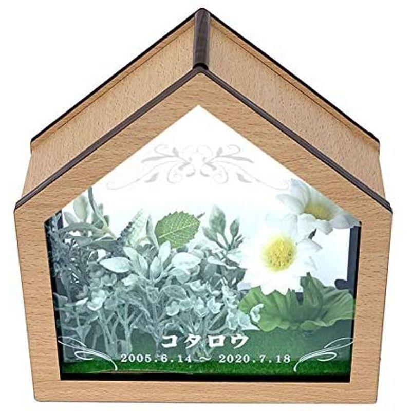 ペットメモリアルハウス リース フォトフレーム ペット仏具 (ナチュラル) リース フォトフレーム ペット仏具 ナチュラル 　 西暦