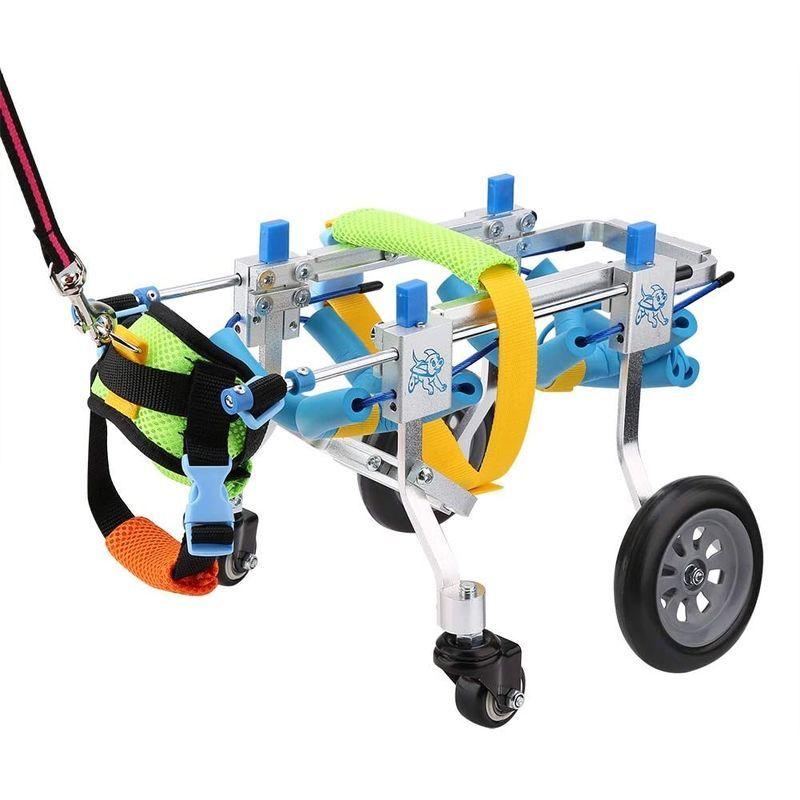 【新品 未使用 日本製】 犬 車椅子 ペット車椅子 4輪 ペットウォークアシスタント リハビリ用歩行補助具 犬の歩行器 調節可能 アルミ製 耐久性 組立て簡単 【T2515828340】(13947円)
