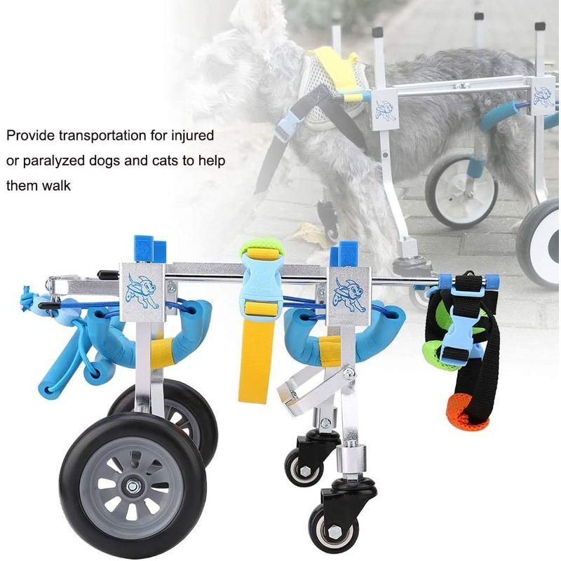 【新品 未使用 日本製】 犬 車椅子 ペット車椅子 4輪 ペットウォークアシスタント リハビリ用歩行補助具 犬の歩行器 調節可能 アルミ製 耐久性 組立て簡単 【T2515828340】(13947円)
