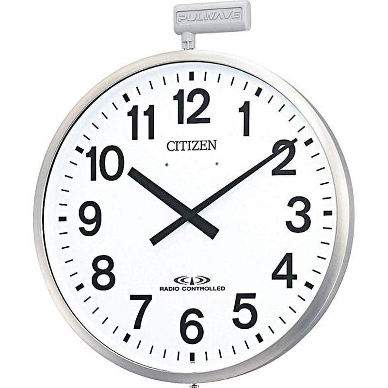 【推し】 リズム CITIZEN シチズン 屋外用 大型 電波時計 掛け時計 パルウエーブ M611B 4MY611-B19 シルバー 【IQY1173633072】(41986円)