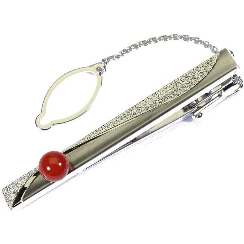 血赤珊瑚 ネクタイピン 丸玉 メンズ 無染色 SANSUI ネクタイピン 丸玉 メンズ 無染色 SANSUI