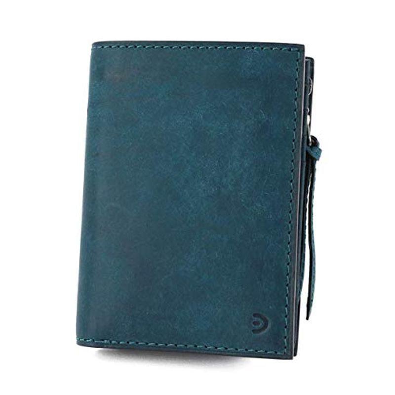 バギーポート 二つ折り財布 本革 ブオナ ZYS-2402 メンズ ブルー BP-ZYS2402-BL