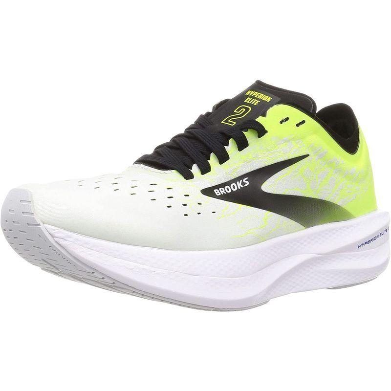 ブルックス ランニングシューズ 軽量 反発 安定感 ハイペリオンエリート2 メンズ レディース D BRU 0376 ホワイト 28.5 c ランニングシューズ 軽量 反発 安定感 ハイペリオンエリート2 メンズ レディース BRU ホワイト