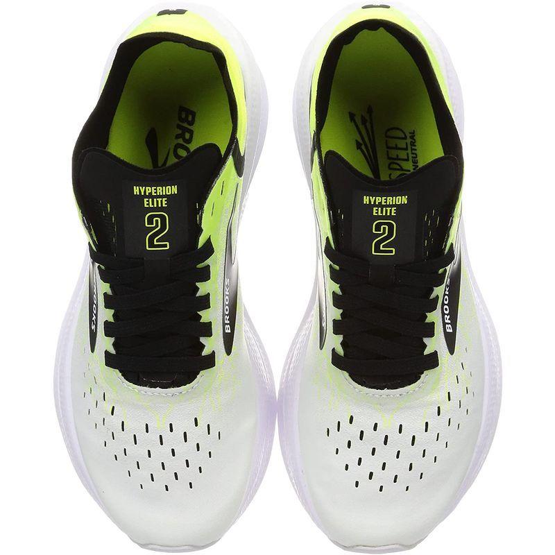 ブルックス ランニングシューズ 軽量 反発 安定感 ハイペリオンエリート2 メンズ レディース D BRU 0376 ホワイト 28.5 c ランニングシューズ 軽量 反発 安定感 ハイペリオンエリート2 メンズ レディース BRU ホワイト