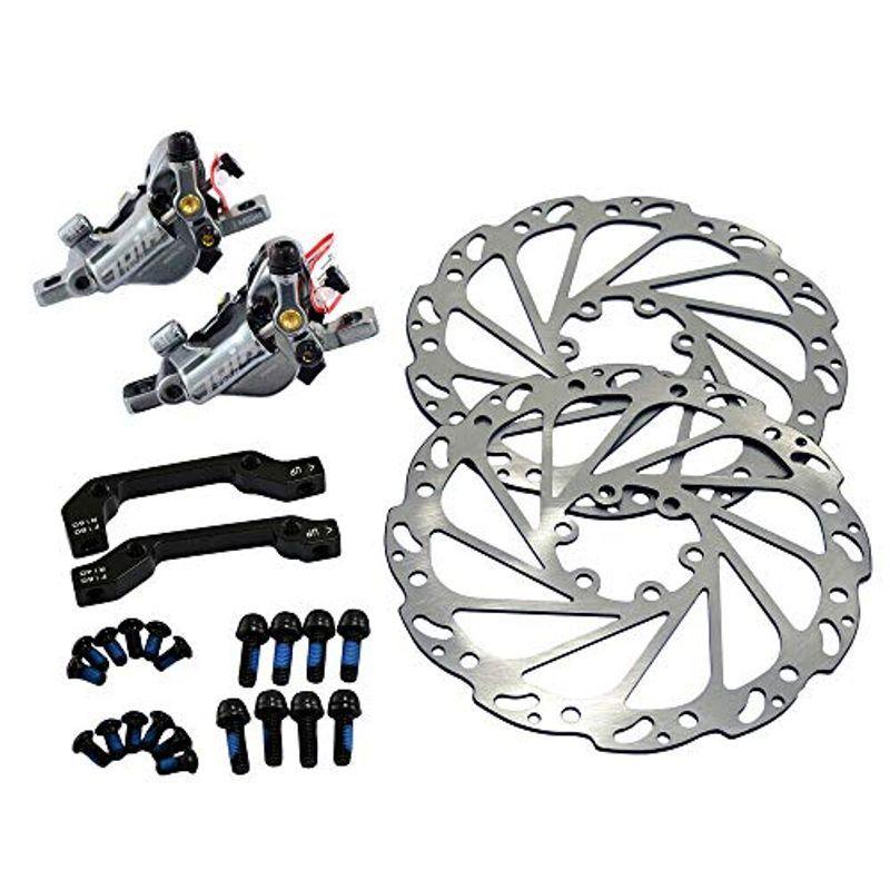 JUIN TECH M1 Hydraulic MTB E-Bike Disc Brake Set 160mm with Rotor, Fro
