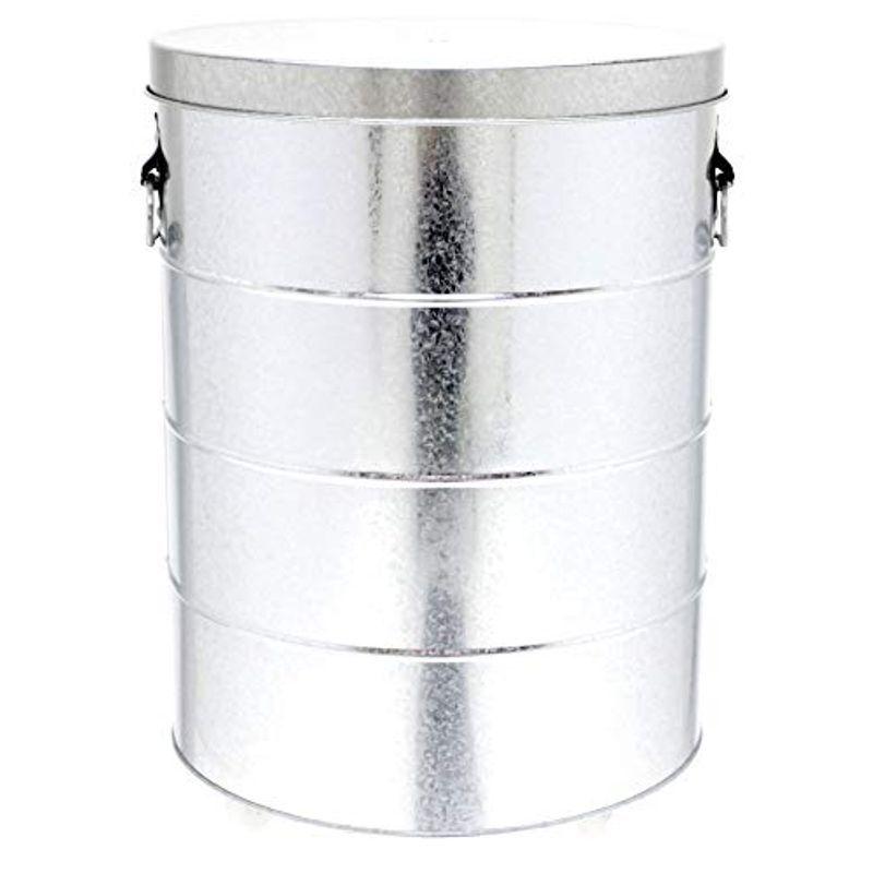 渡辺金属工業 オバケツ ライスストッカー 30kg キャスター付 シルバー RS30A