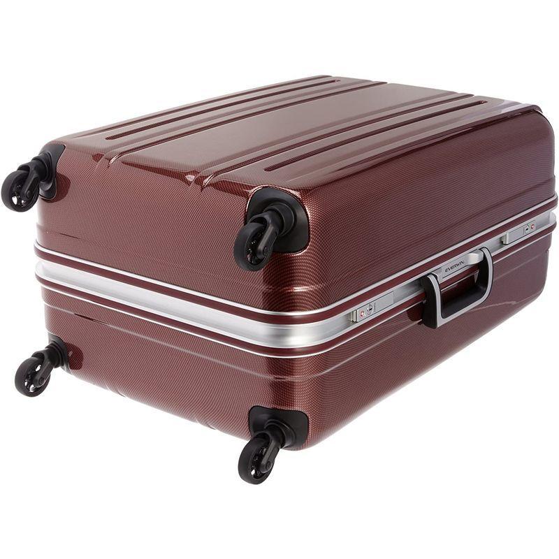 【最終】 エバウィン 軽量スーツケース Be Light 静音キャスター 82L 63 cm 4.2kg レッドカーボン 【K2650513804】(14695円)