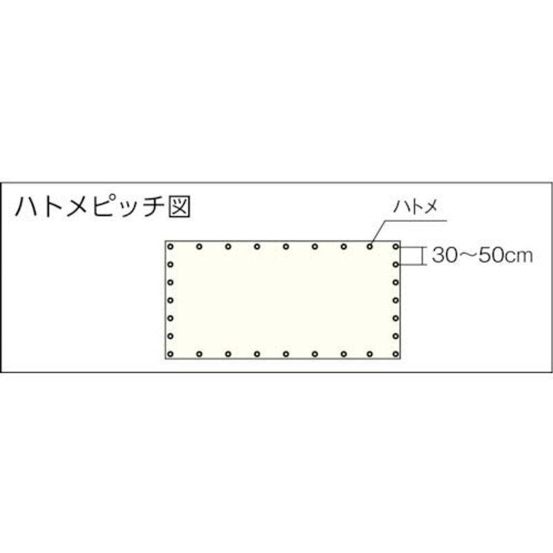 TRUSCO(トラスコ)　防炎シートα軽量　5.4m×5.4m　GBS-5454A