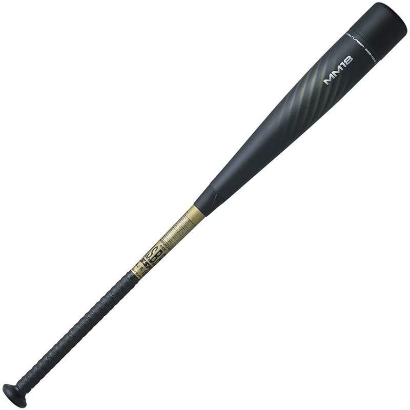 SSK(エスエスケイ) 野球 軟式FRP製バット MM18 ミドルバランス SBB4023MD ブラック×ゴールド 84cm