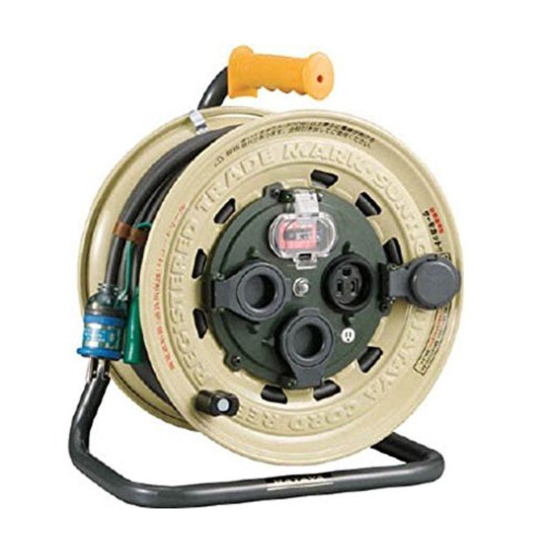 屋外仕様コードリール」ハタヤ サンタイガーレインボーリール 単相100V