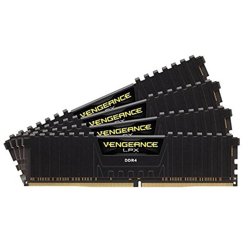 CORSAIR DDR4 メモリモジュール VENGEANCE LPX シリーズ ブラック 8GB×4枚キット CMK32GX4M4B320