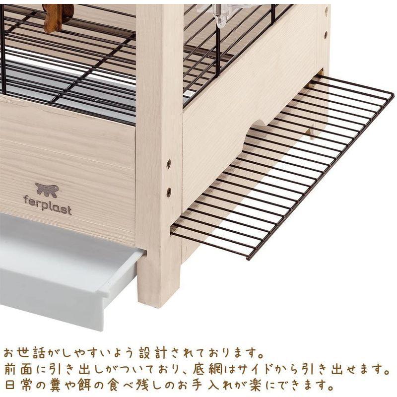 【訳あり・新品】 ファープラスト 鳥かご ジュリエッタ 5 ブラック 小型鳥用 【2739659360】(15190円)