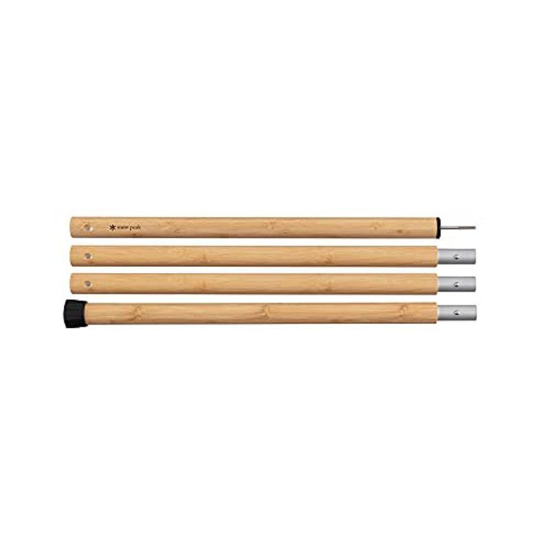 スノーピーク 240cm タープ ウッドポール240CM ウイングポールレッド