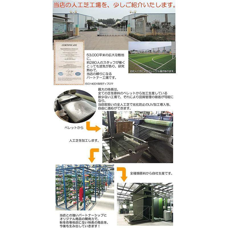 現品発送 ガーデンガーデン 色までリアルなロール人工芝 やわらかタイプ 春秋色 芝丈20mm 幅1m×10mロール 自然反射加工 安全性検査済 FME 【2045228112】(11340円)