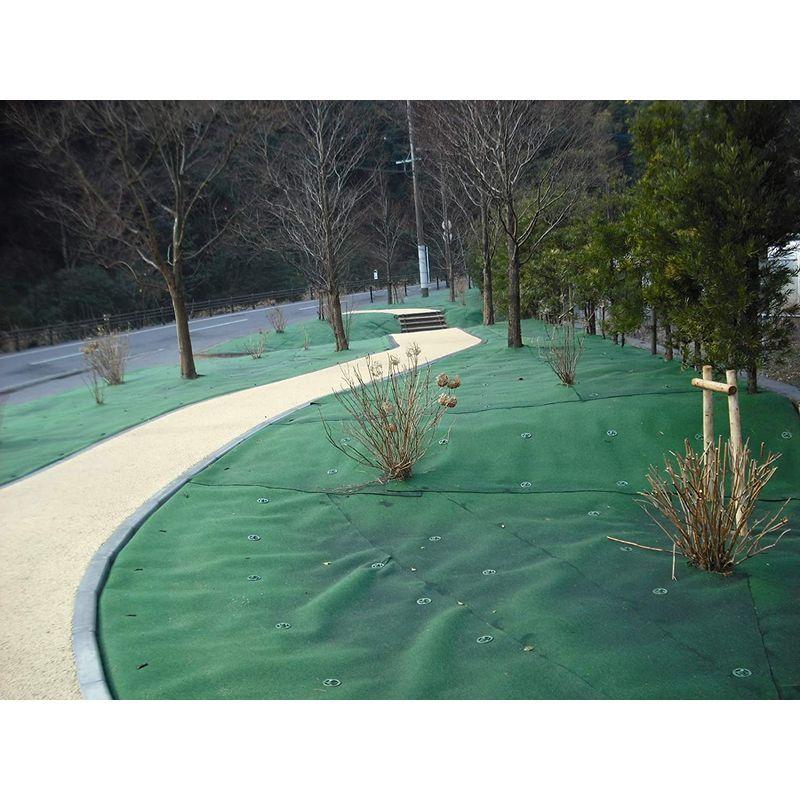 シンセイ 防草シート ストロングマット 超厚手3mm 1m×20m グリーン 防草シート ストロングマット 超厚手3mm ／ 1m×20m シンセイ グリーン 　