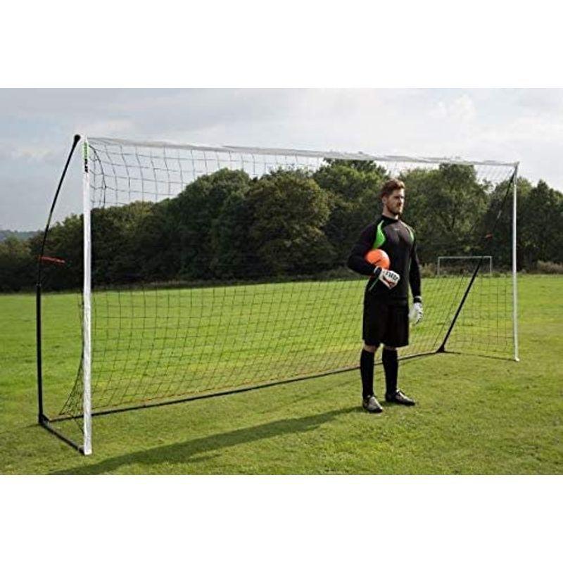 クイックプレイ ポータブル サッカーゴール 少年サッカー8人制サイズ 4.9m×2.1m 組み立て式ゴール 16KSR ポータブル サッカーゴール 少年サッカー8人制サイズ 9m×2 1m 組み立て式ゴール 16KSR