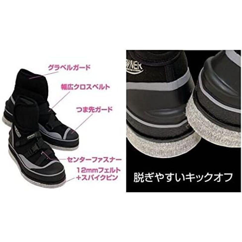 OWNER(オーナー) フィッシングシューズ 鮎渓流トップ II 中丸・フェルトピン L オーナー フィッシングシューズ 鮎渓流トップ II 中丸 フェルトピン サイズ