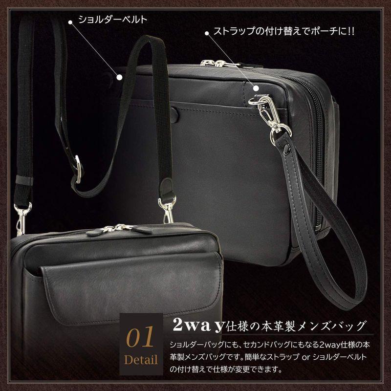 【即購入⭕️】 平野鞄 豊岡職人の技 国産 ショルダーバッグ 本革 メンズ 斜めがけ 牛革 レザー フォーマル セカンドバック 旅行 A5 24cm ＋オリ 【O2410170795】(13364円)