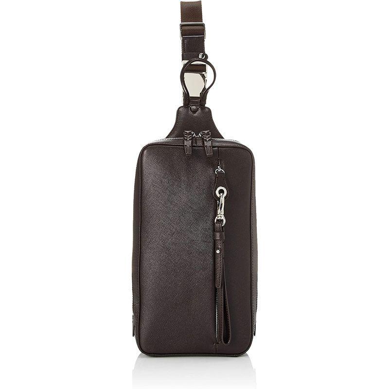 ピーアイディー ワンショルダーバッグ セルヴァ PAP205 レザーワンショルダーバッグ メンズ チョコ ワンショルダーバッグ セルヴァ PAP205 レザーワンショルダーバッグ メンズ チョコ