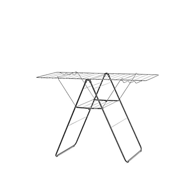 ブラバンシア ドライングラック 物干しスタンド 20M 折りたたみ式 部屋干し マットブラック 403408