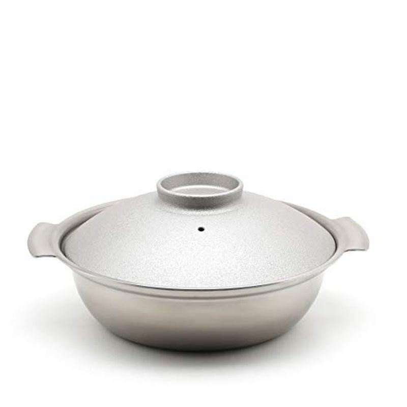 PRESSENCE 卓上鍋 IH DONABE シルバー 24cm 日本製 IH対応 118-06367