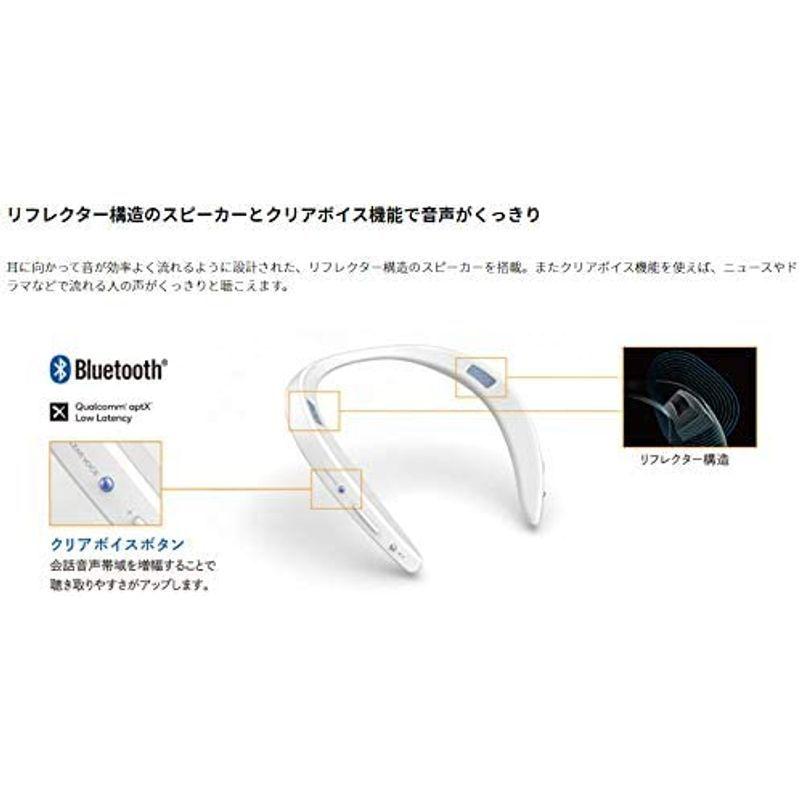 特定 シャープ Bluetooth送信機同梱 テレビ用ワイヤレススピーカー（ホワイト）生活防水（IPX4相当）対応AQUOSサウンドパートナー A