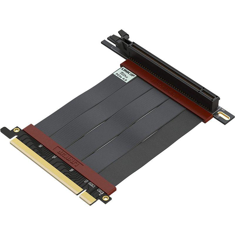 LINKUP ウルトラ PCIe 4.0 X16ライザーケーブルRTX4090 RX6950XT x570