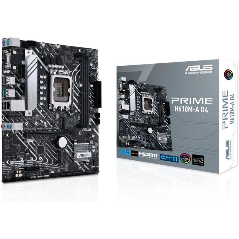 【高品質】 ASUS INTEL 第12世代 CPU ( LGA1700 ) 対応 H610 チップセット mic-ATX マザーボード PRIME H