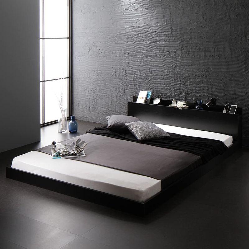 ベッド セミダブル ベッドフレームのみ ローベッド 低床 すのこ