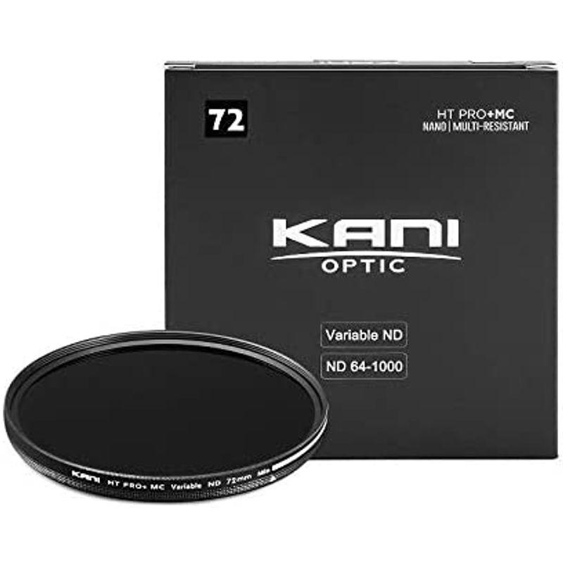売れ筋ショッピング KANI NDフィルター 可変式 バリアブル 減光フィルター HT PRO+MC ND64-1000 (72mm)