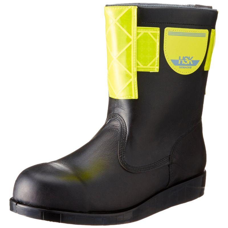 ノサックス 安全靴 舗装靴 HSK半長靴 高輝度反射付 HSK208反射付黄色