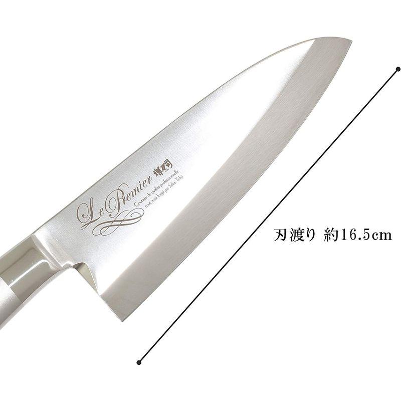堺刀司 和泉利器製作所 ラ・プレミア 出刃庖丁 165mm 調理器具