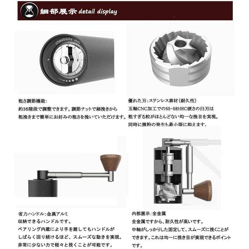 現品限り一斉値下げ！】タイムモア TIMEMORE NANO 粗さ調整可能 ミニ型