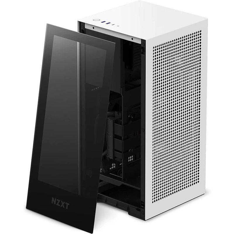 NZXT H1 Version2 PCケース コンパクト WHITE 電源、簡易水冷付属 CS-H11BW-JP CS8335｜moanashop｜09