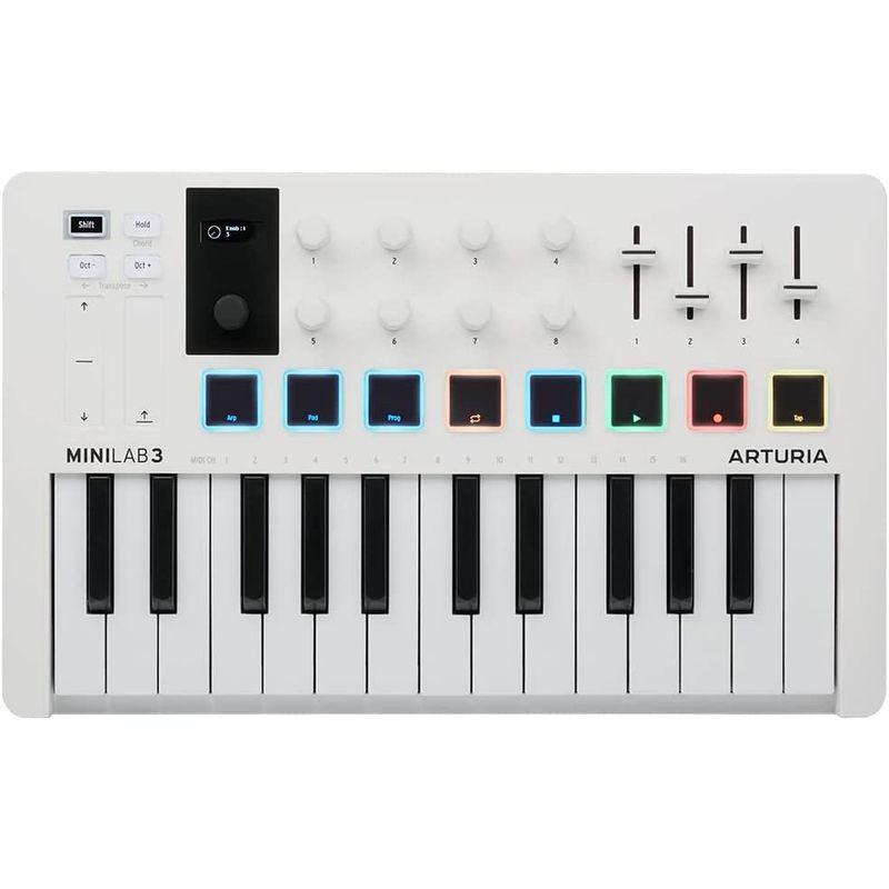 Arturia MIDI キーボード コントローラー MiniLab 3 ホワイト｜moanashop｜04
