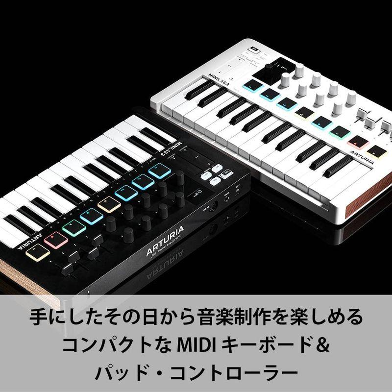 Arturia MIDI キーボード コントローラー MiniLab 3 ホワイト｜moanashop｜06