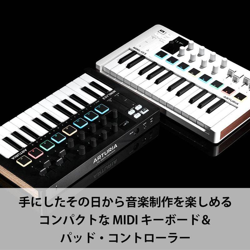 ARTURIA MIDI キーボード コントローラー MiniLab 3 BK ブラック｜moanashop｜05