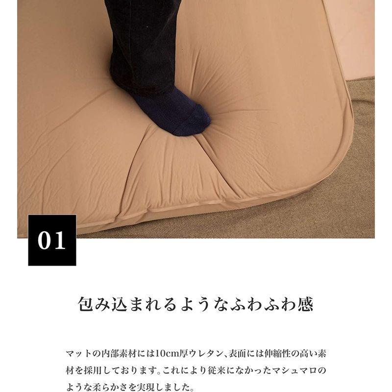 S'more(スモア) OYASUMI MAT S (シングルサイズ) キャンプ マット シングル 折りたたみ アウトドア 10cm 極厚｜moanashop｜06