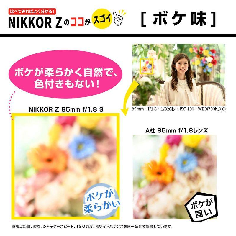 Nikon 単焦点レンズ NIKKOR Z 85mm f/1.8S Zマウント フルサイズ対応 Sライン｜moanashop｜08