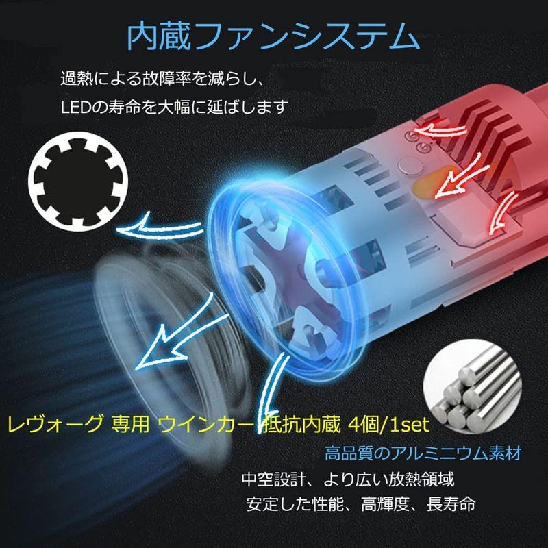 最新最全の 驚異の明るさ 抵抗内臓だからバルブ交換だけでOK抵抗付き T20 ピンチ部違い ウインカーバルブ 抵抗 ハイフラ LEDレヴォーグ 適用/対