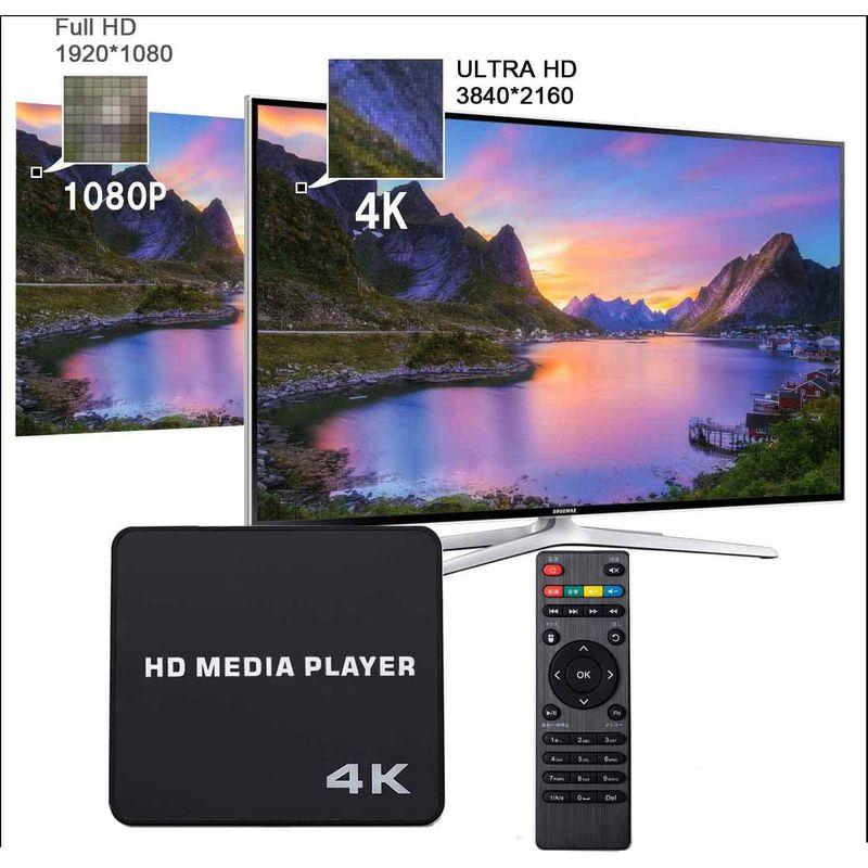 FifiLionメディアプレーヤー HDMIマルチメディアプレイヤーネットワーク接続可 最大4096*2160p 60fps解像度対応 SD｜moanashop｜07