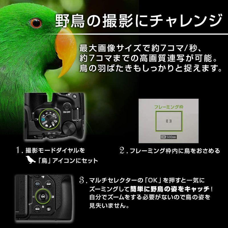 Nikon デジタルカメラ COOLPIX P1000 ブラック クールピクス P1000BK｜moanashop｜04