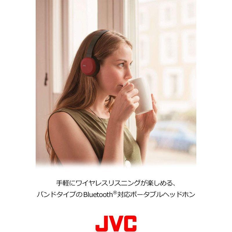 JVC HA-S38BT-W ワイヤレスヘッドホン Bluetooth対応/連続17時間