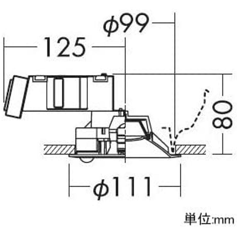 大砲候補 大光電機(DAIKO) 人感センサー付ダウンライト LED 8W 電球色 2700K DDL-4545YB ブラック